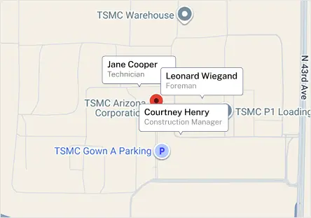 Crew Location / Job Site GPS